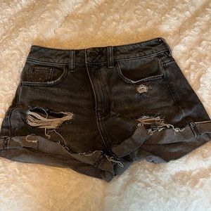 PacSun grey jean shorts